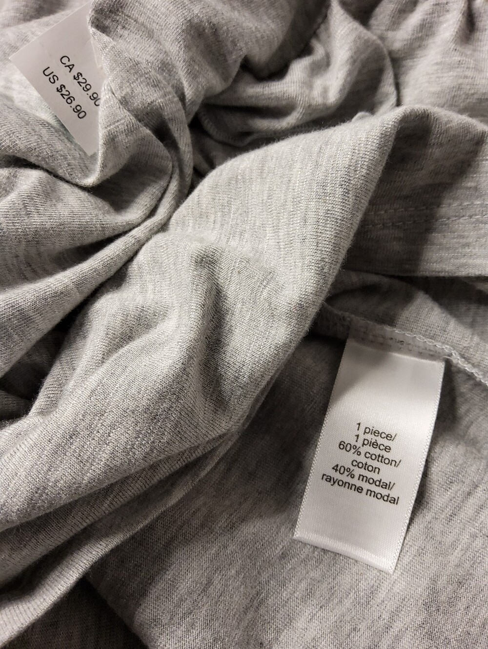 Maurices Light Gray Ruffle Sleeve Tank Top - Picture 7 of 7